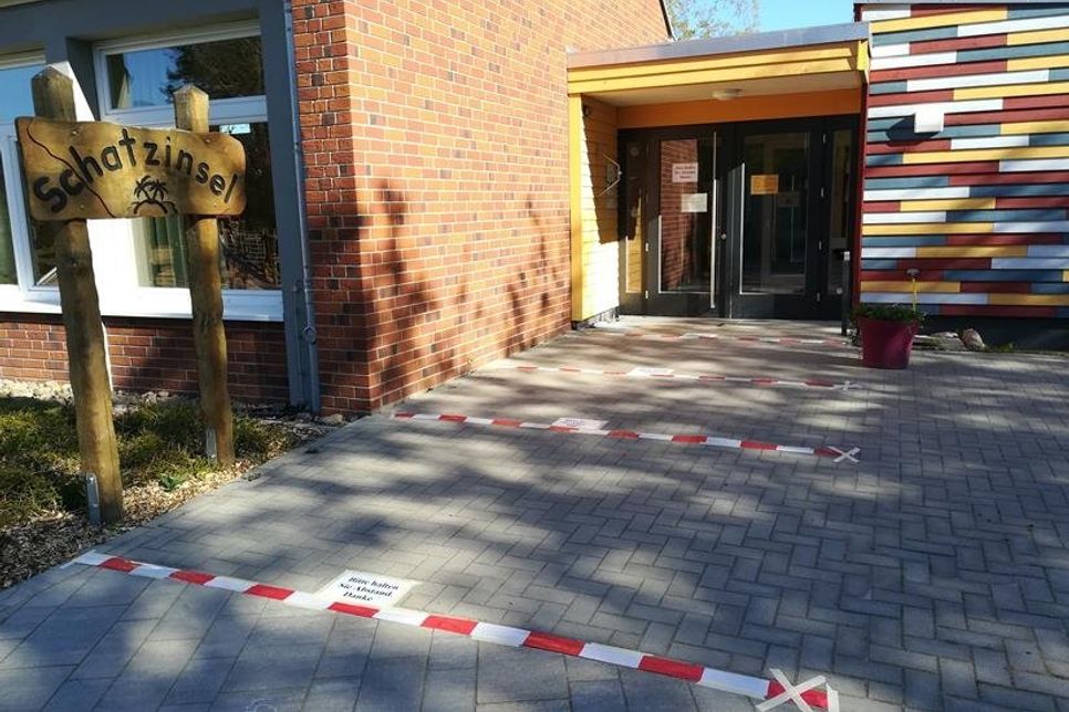 Eingangsbereich Schatzinsel.
