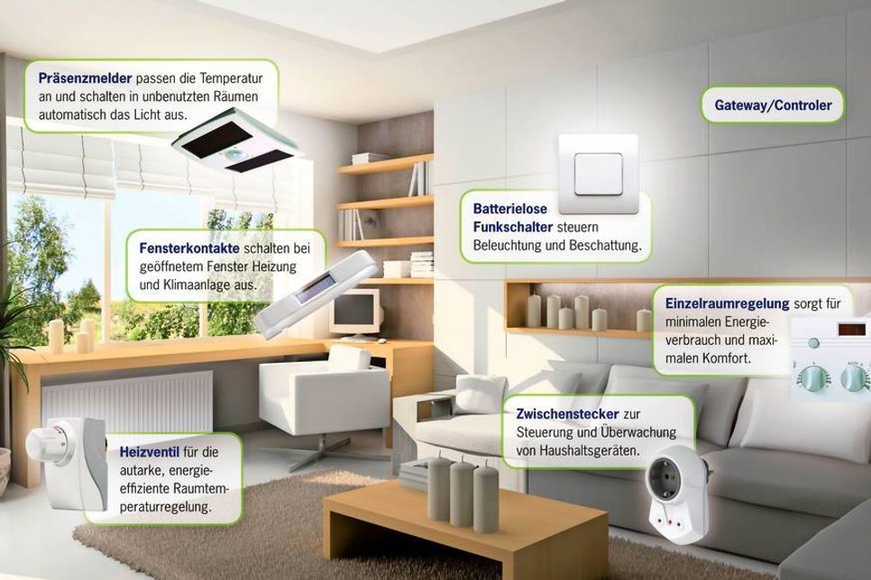 Mehr Sicherheit, Komfort und Energieeffizienz: Intelligente Gebäudetechnik zahlt sich auch im Eigenheim aus. (Foto: djd/EnOcean)