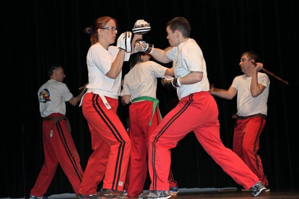 Die Modern Arnis-Sparte des TSV zeigte schnelle und gekonnte Abwehrtechniken.