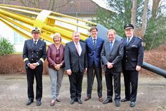 Tauschten sich über die Zukunft des MaST aus: Stefan Wendrich (Leiter der Bundespolizei See), Bettina Hagedorn, Norbert Brackmann, Dr. Ole Schröder, Ingo Gädechens und Bodo Kaping (v. lks.)