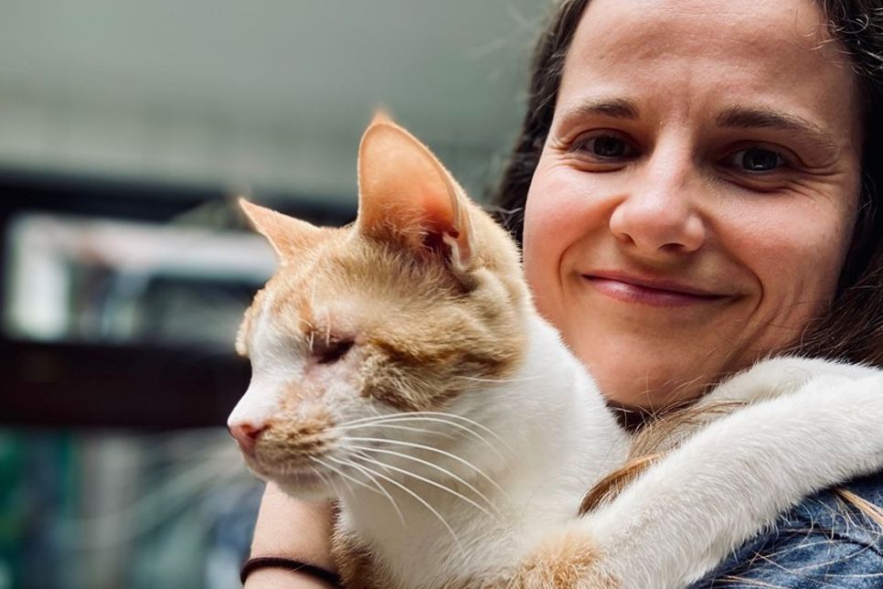 Katrin Georgi ist Tierpsychologin und arbeitet hauptberuflich im Tierheim.