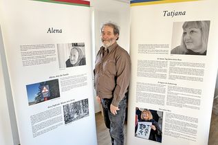 Martin Kastranek hat die Zeitzeugen-Ausstellung für die Heinrich Böll Stiftung realisiert.