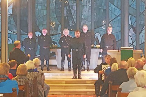 Die Donkosaken überzeugten mit Stimme und Stimmung.