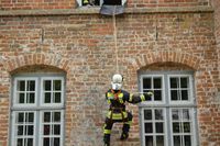 Selbstrettungsübung.