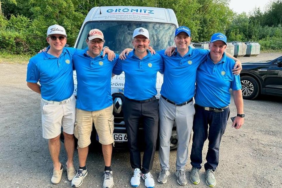 Benjamin Wendt, Sascha Kock, Torben Möller, Patrick Gütschow und Henning Prüß.