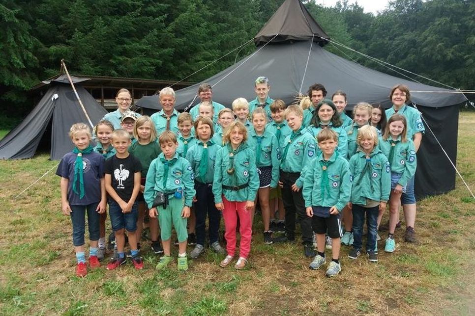 Der Pfadfinder-Stamm.