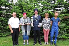Die alten und neuen Könige: Wolfgang Brömme, Manuela Hartmann, Sven-Rolf Grabowski, Manuela Brömme und Jan Warn (v. lks.).