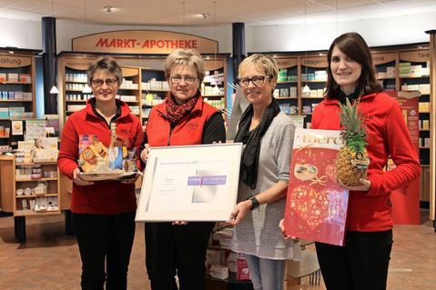 Sigrid Hering, Anja Stormer, Astrid Aeberlin und die zusätzliche, neue Venenfachberaterin Larissa Rönfeldt (v. lks.).