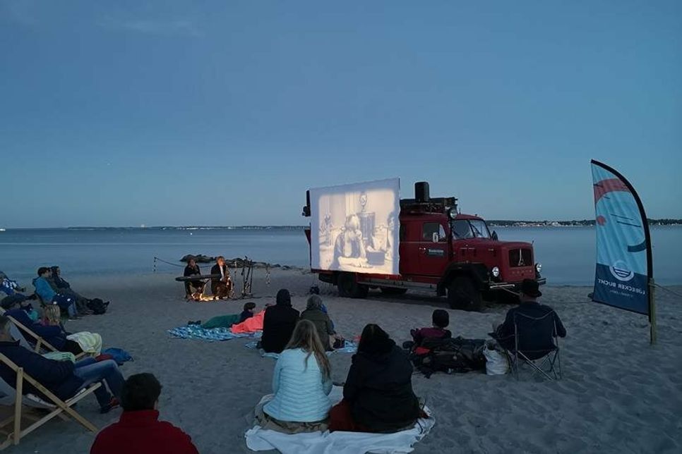 Wanderkino in Sierksdorf. (Foto: www.luebecker-bucht-ostsee.de)