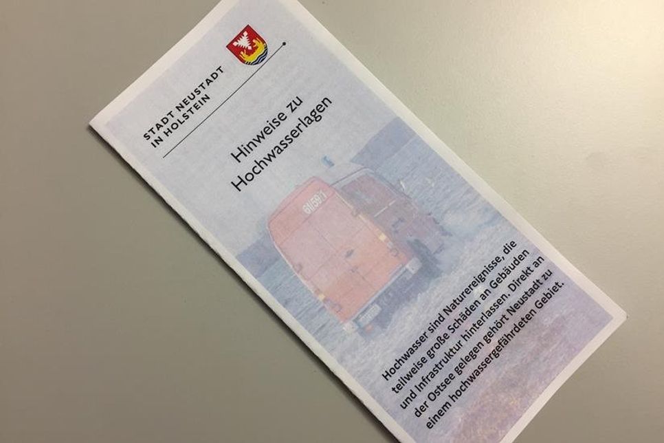 Der Flyer wird in den betroffenen Gebieten an alle Haushalte verteilt.