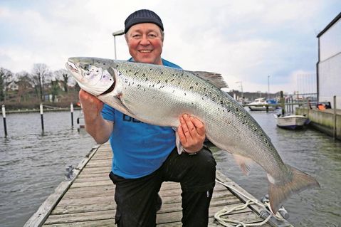 Udo Zlobinski landete einen dicken Fang.