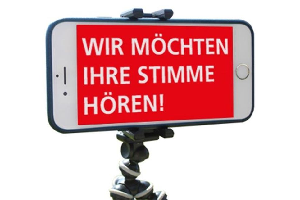 Wir möchten Ihre Stimme hören!