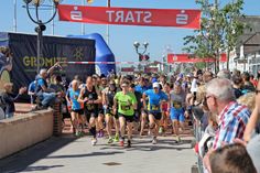 Der Startschuss zum Halbmarathon.