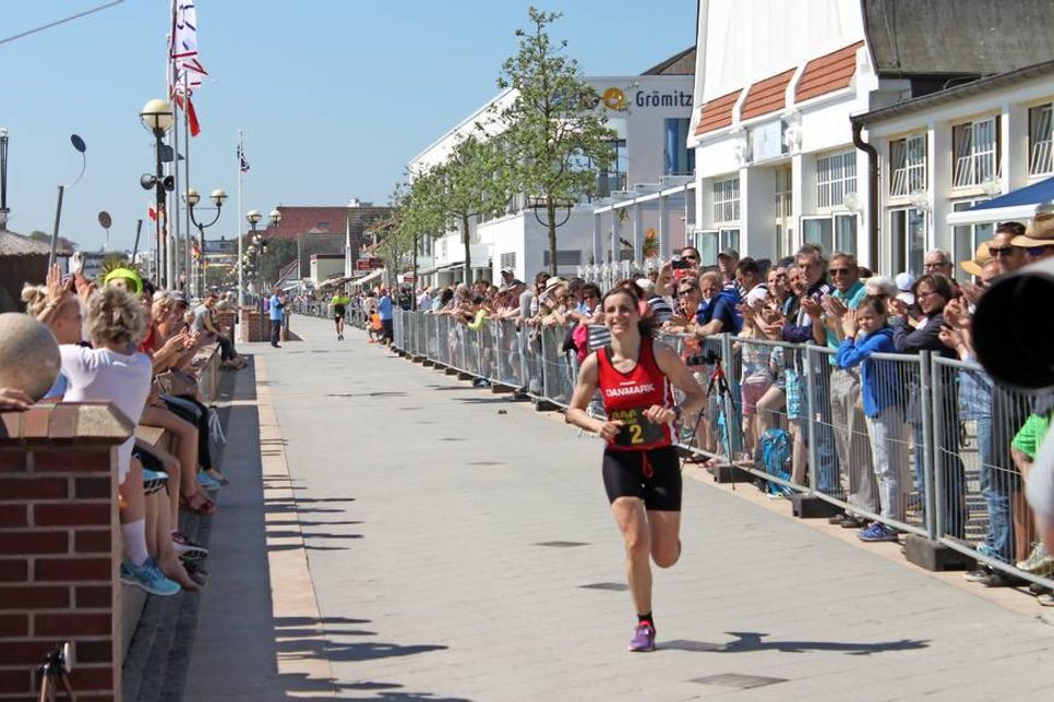 Die Dänin Regina Aagaard war mit 1:30,28 Stunden die schnellste Frau beim Halbmarathon.