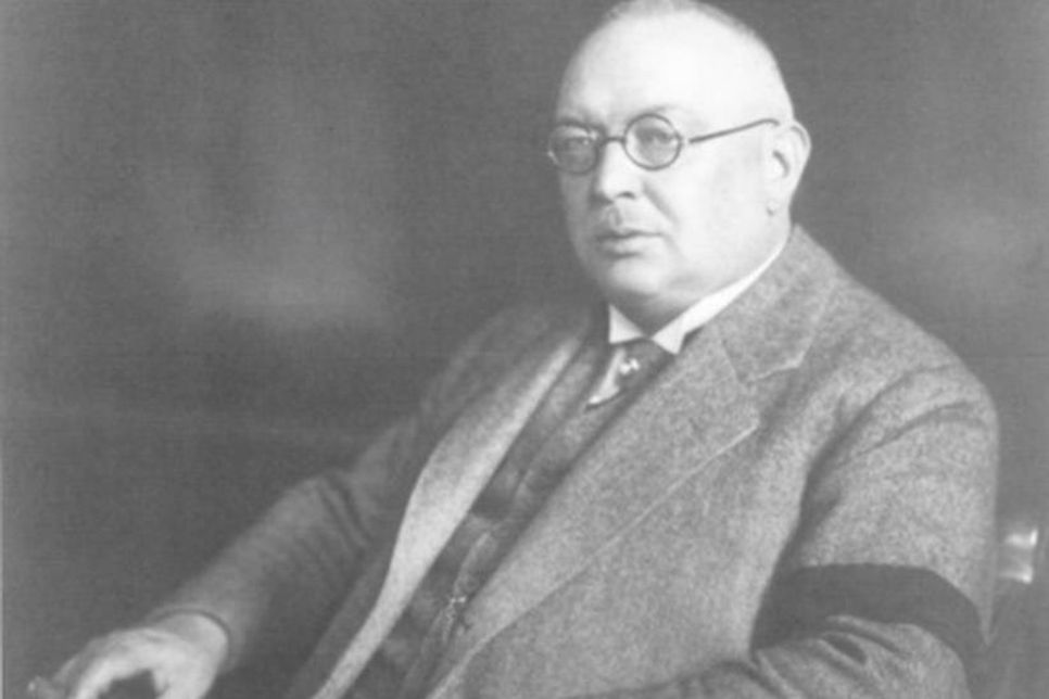 Porträt von Max Oertz aus dem Jahr 1926.