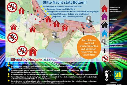 Stille Nacht statt Böllern. Die Gemeinde empfiehlt, auf Silvesterfeuerwerk zu verzichten.