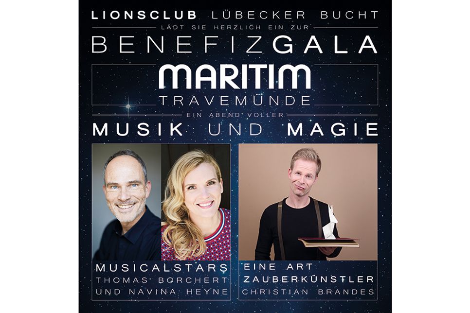 Benefizgala des Lions Clubs Lübecker Bucht: Musik und Magie für den guten Zweck