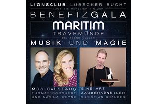 Benefizgala des Lions Clubs Lübecker Bucht: Musik und Magie für den guten Zweck