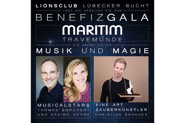 Benefizgala des Lions Clubs Lübecker Bucht: Musik und Magie für den guten Zweck