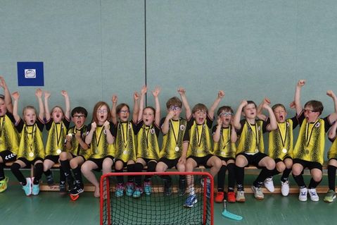Die U9 Tigers des TSV Neustadt schnupperten erstmals echte Wettkampfluft.