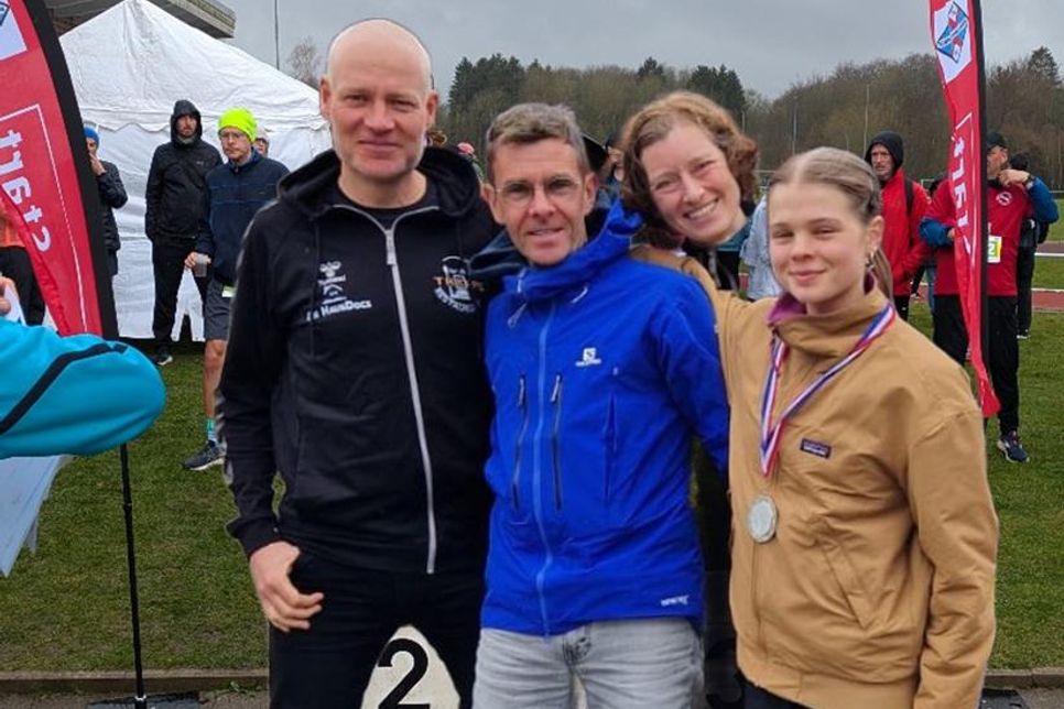 Travelauf mit Andreas Boller, Andreas Loors, Anna Hoffmann und Pia Feline Loors (v. lks.).