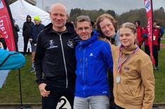 Travelauf mit Andreas Boller, Andreas Loors, Anna Hoffmann und Pia Feline Loors (v. lks.).