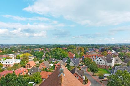 Höhepunkt der Kirchenführung war die Besteigung des Kirchenturms. Belohnt wird der Aufstieg über verwinkelte Treppen mit einem eindrucksvollen Blick.