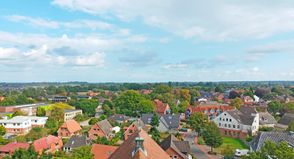 Höhepunkt der Kirchenführung war die Besteigung des Kirchenturms. Belohnt wird der Aufstieg über verwinkelte Treppen mit einem eindrucksvollen Blick.