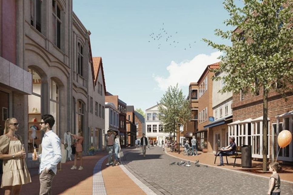 So schön soll die Königstraße aussehen, wenn alles fertig ist.