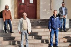 Vorne: Clemens Reichert (lks.), Ronny Richter (re.); hinten: Masoumeh Khademi (lks.), Florian Drechsler (re.).