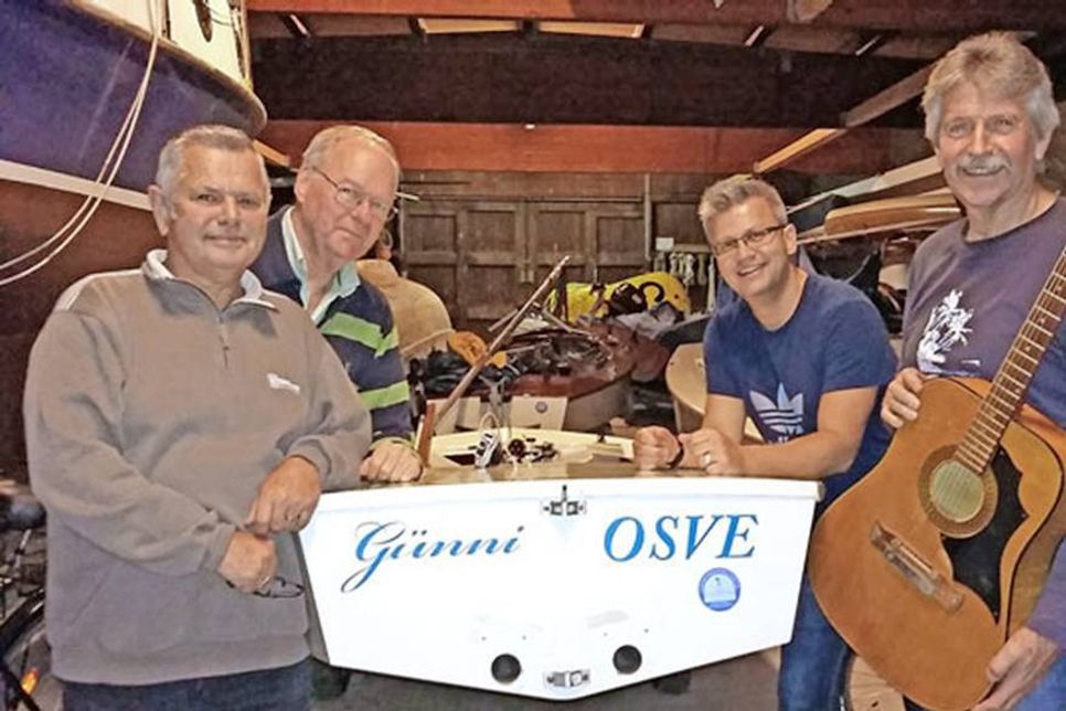 Der Shanty-Chor Eutiner Wind freut sich über die beiden neuen Mitglieder Günther Jessen und Wilfried Kühn.
