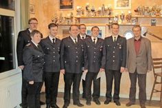Mareike Paulsen, Kai Nagel, Marcel Möller, Rüdiger Thun, Dirk Cordes, Andre Reddemann, Daniel Berger und stellvertretender Bürgermeister Albrecht Dudy (v. lks.).