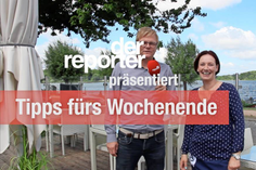 Sven Muchow vom reporter mit Bettina Mihailiuk (Bettinas Lieblingsplatz) im Interview.