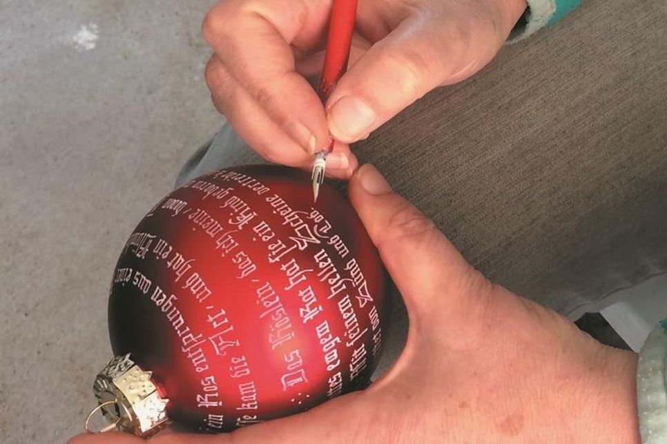 Handlettering von Hannelore Fischer.