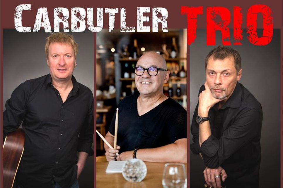 Jockel Lüdeke, Sunny P. und Georgie Carbutler kommen als „Georgie Carbutler Trio“ nach Kellenhusen.
