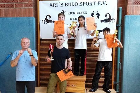 Erfolgreiche NLC-Kämpfer.