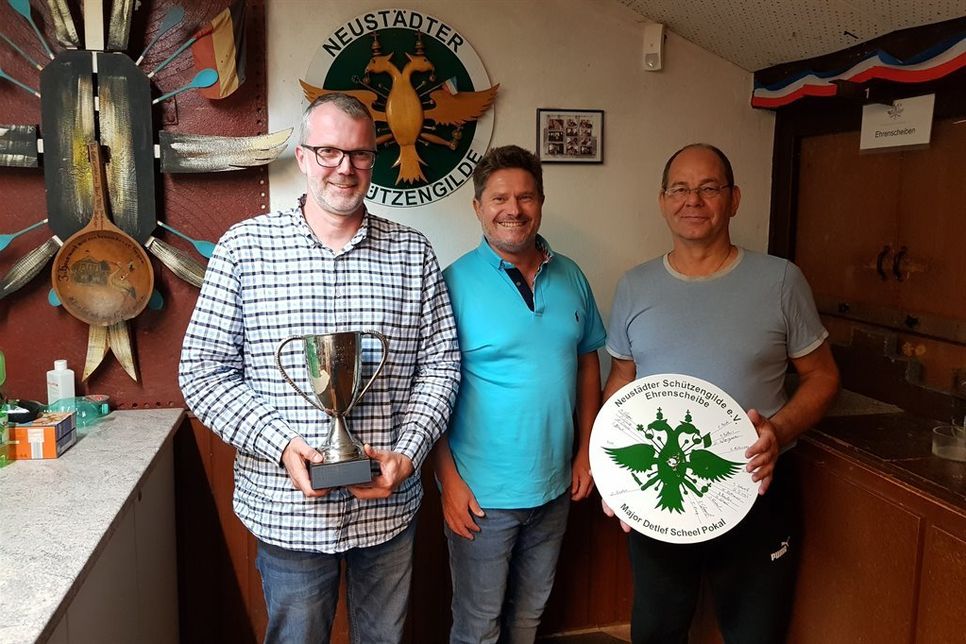 Sven Gösch, Detlef Scheel und Frank Detlef Storost (v. lks.).
