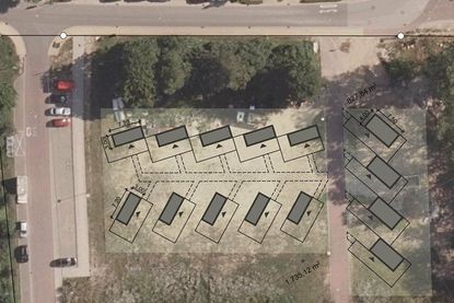 Die gesamte Fläche ist knapp 10.000 Quadratmeter groß. Geplant sind zunächst 8 bis 10 Tiny Houses. (Quelle: Stadt Neustadt)