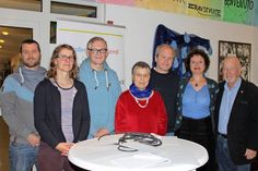 Danny Seidel, Sabine Stryga, Karl-Heinz Schumacher, Kirsten Friedrich, Mano Salokat, Beatrix Spiegel und Sönke Sela (v. lks.).