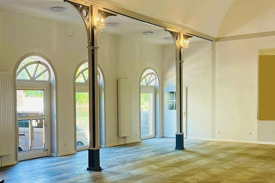Der Festsaal bietet Platz für rund 650 Personen.