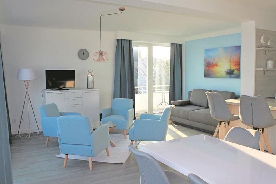 Urlaubsglück pur: Das große Appartement bietet mit 70 Quadratmetern viel Platz.