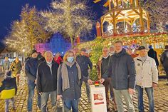 Gaben in der vergangenen Woche den Startschuss für das WeihnachtsErlebnis 2021: Stadtpräsidentin Wiebke Zweig und Bürgermeister Dr. Uwe Brinkmann.