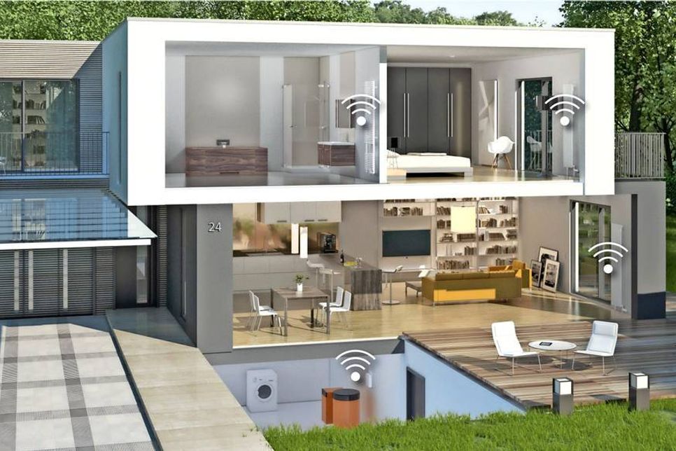 Intelligente Heiztechnik für das ganze Haus: Jede Raumheizung erhält die passenden Komponenten, um mit der Funkbasis kommunizieren zu können. (Foto: djd/EbV Elektronikbau- und Vertriebs-GmbH)