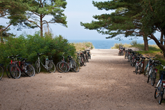 Mit dem Fahrrad kommt man an der Ostsee oft besser voran als mit dem Auto. (Bildquelle: Andre_Rau @ pixabay.com)