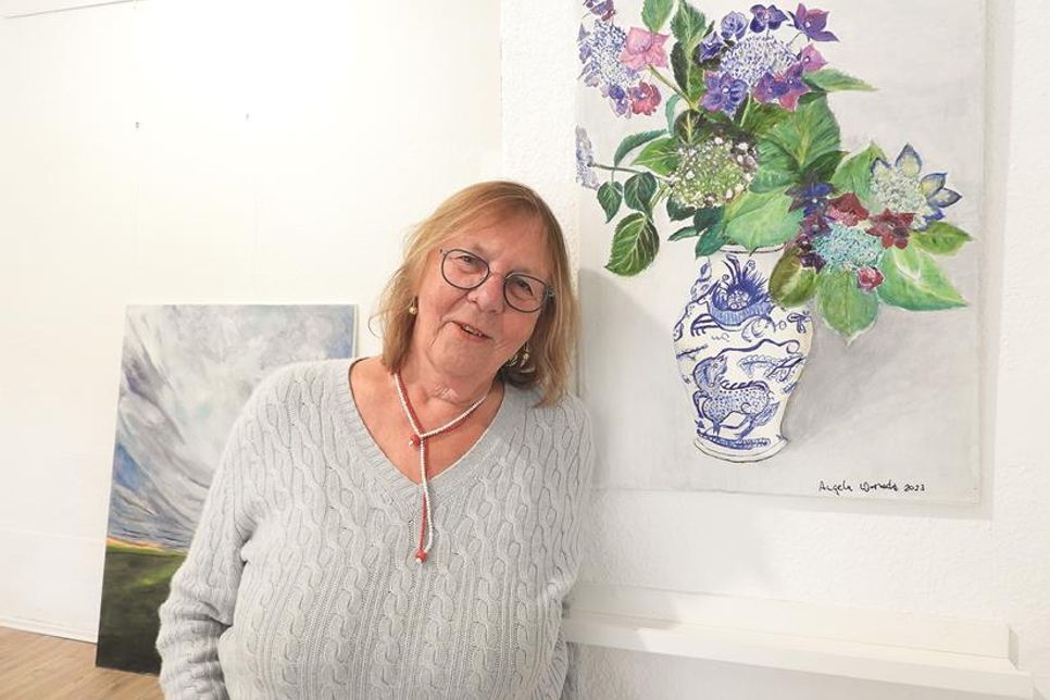 Angela Warnecke-Trabandt freut sich auf die Schau im Kunstraum 36.