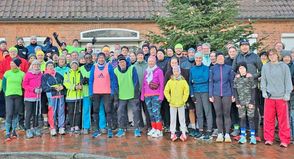 Die Teilnehmer hatten Spaß an der geselligen Sportveranstaltung.