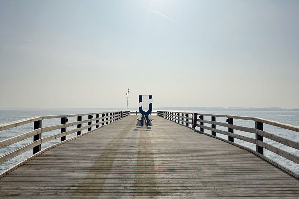 ... ein XXL-Ü für Liebesschlösser auf der Seebrücke sind die drei  neuen Ü-Tüpfelchen.
