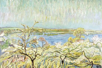 Ein Bild aus der Ausstellung „Rund um den Schwielowsee“, gemalt von Theo von Brockhusen. Foto: Havelländische Malerkolonie/ Leihgabe der Ostdeutschen Sparkassenstiftung gemeinsam mit der Mittelbrandenburgischen Sparkasse in Potsdam