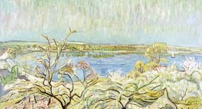 Ein Bild aus der Ausstellung „Rund um den Schwielowsee“, gemalt von Theo von Brockhusen. Foto: Havelländische Malerkolonie/ Leihgabe der Ostdeutschen Sparkassenstiftung gemeinsam mit der Mittelbrandenburgischen Sparkasse in Potsdam