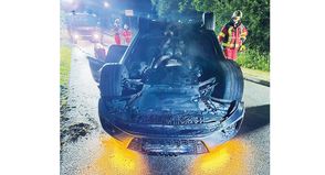Polizei sucht Zeugen: Audi überschlägt sich nach Kollision mit einem Baum